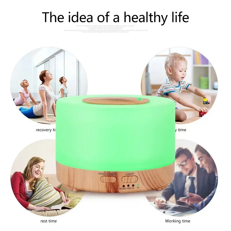 Tuya WiFi Smart Humidifier & Essential Oil Diffuser – Ultrasonic Aromatherapy with Google Home & Alexa