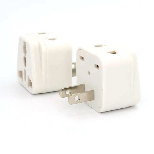 Universal Japan & America 2-in-1 Travel Adapter Plug – EU/UK/AU to US Converter (Type A/B), Compact Power Charger
