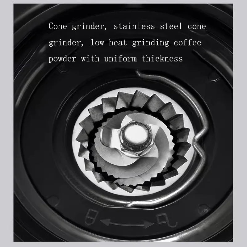 NEW 20Bar Electric Espresso Italian Coffee Maker Machine with Grinder Milk Frother Home Latté Cappuccino Capsule Barsetto BAE02S