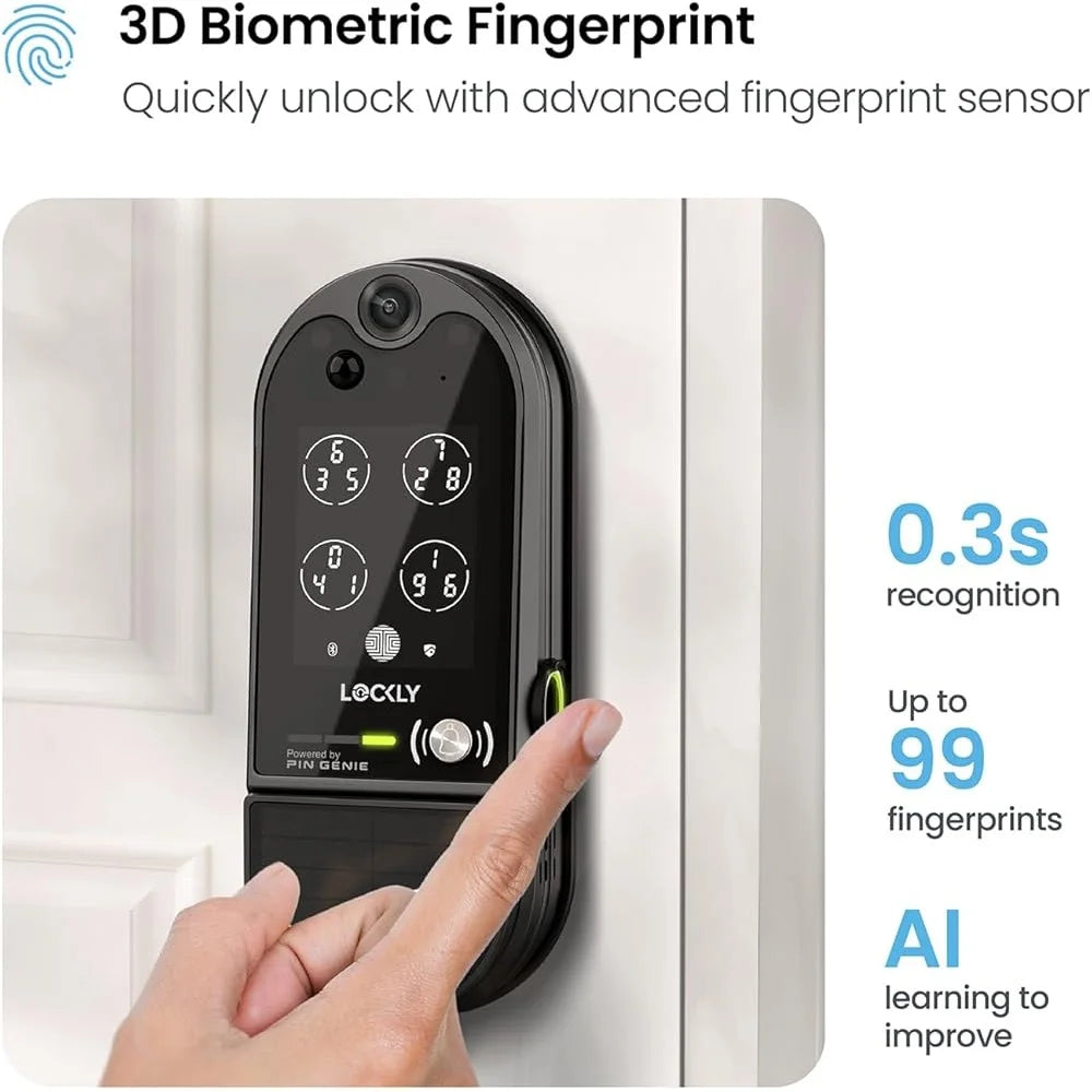 Smart Wi-Fi Video Door Lock – All-in-One Security with Camera & Fingerprint