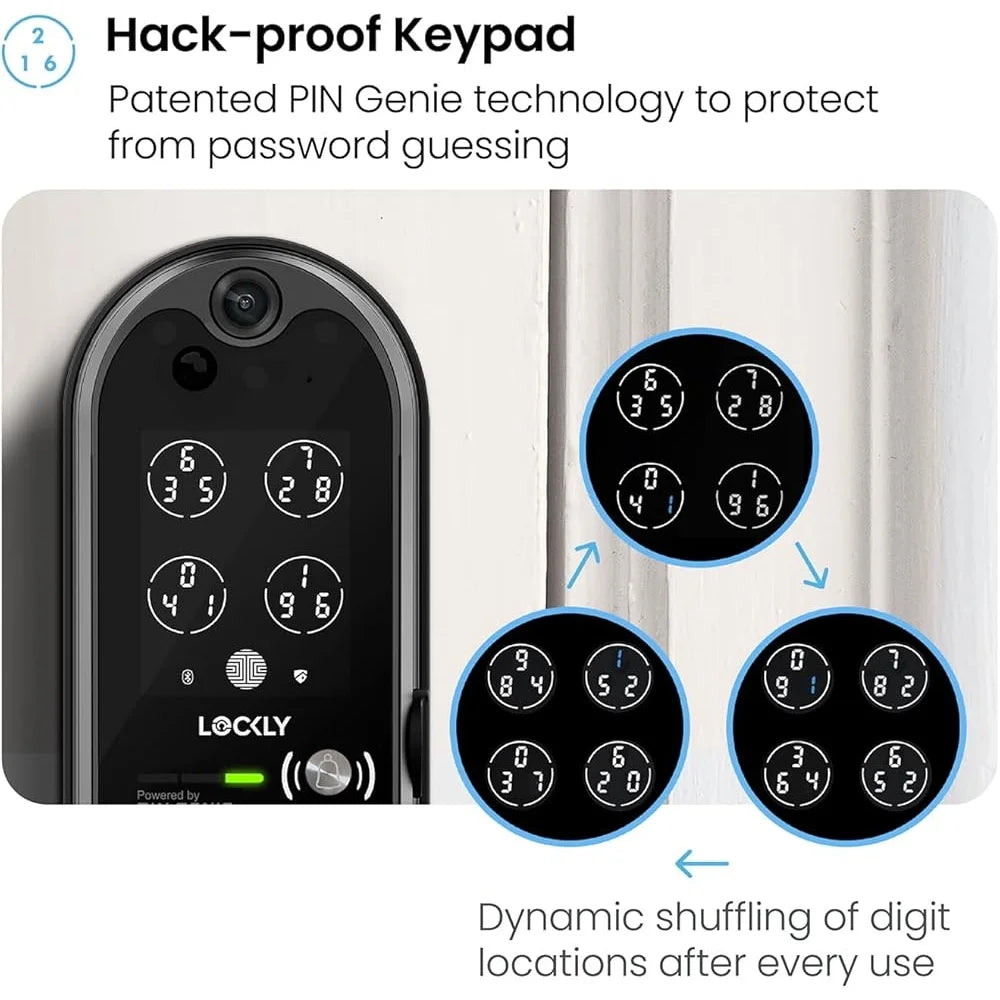 Smart Wi-Fi Video Door Lock – All-in-One Security with Camera & Fingerprint