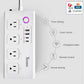 ZigBee WiFi Smart Power Strip – Tuya Smart Plug with Surge Protector, Voice Control, Works with Alexa & Google Assistant