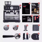 NEW 20Bar Electric Espresso Italian Coffee Maker Machine with Grinder Milk Frother Home Latté Cappuccino Capsule Barsetto BAE02S