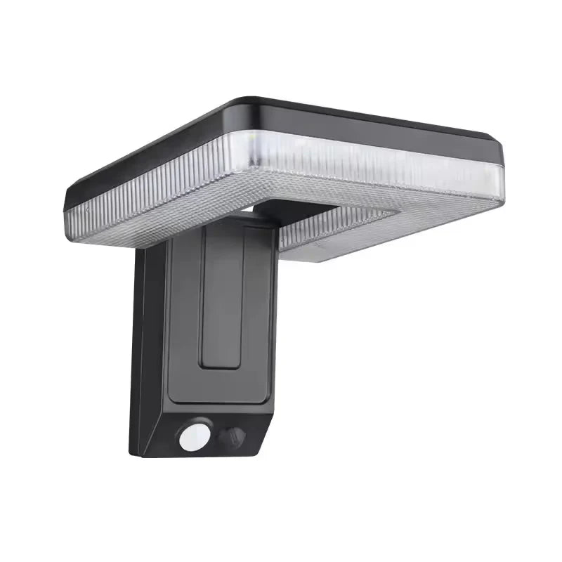 Solar Wall Light with 120° Foldable Head, Remote Infrared Sensing 3 Lighting Modes IP65 Waterproof Efficient Solar Panel