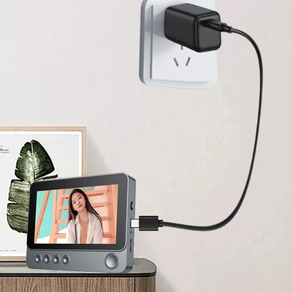 2.4G Wireless Video Intercom Doorbell with 43 Inch IPS Screen and Night Vision for Home Security