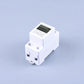 LCD Digital Power Consumption Meter – Single Phase DIN Rail Energy Monitor (230V / 60A)