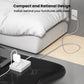 TRANSTON Power Strip with Surge Protector – 9 AC Outlets, 3 USB, 2 USB-C, 5ft Cable, 45° Tilt Plug (White)
