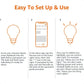 Smart A19 LED Light Bulb Color Changing 9W 60W Equivalent 800LM Works with Alexa Only 2.4 GHz WiFi No Hub Required 1 Pack