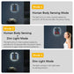 Solar Wall Light with 120° Foldable Head, Remote Infrared Sensing 3 Lighting Modes IP65 Waterproof Efficient Solar Panel