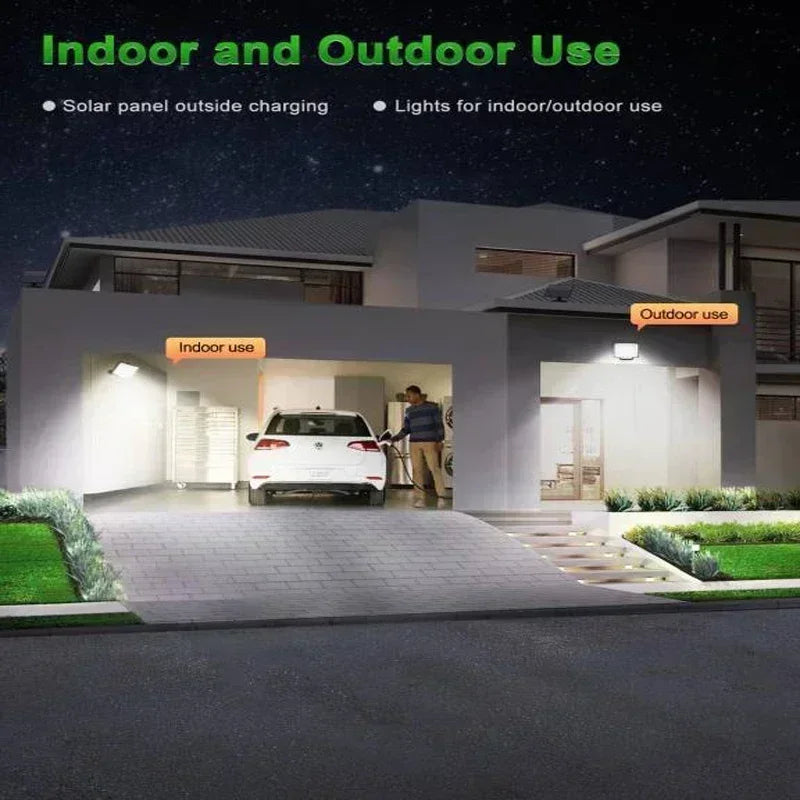 IP65 Waterproof Solar Outdoor LED Light – Motion Sensor Floodlight with Remote Control