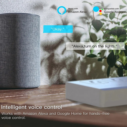 ZigBee WiFi Smart Power Strip – Tuya Smart Plug with Surge Protector, Voice Control, Works with Alexa & Google Assistant