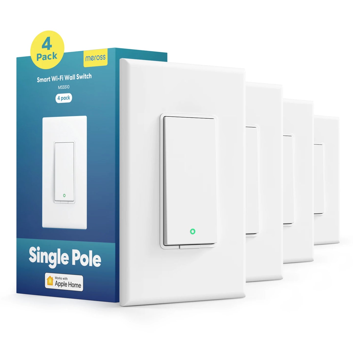 Meross HomeKit WiFi Light Switch – Smart Control with Alexa & Apple HomeKit