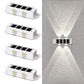 4Pcs Solar Wall Lights with Smart Light Sensor – Outdoor LED Lights, 8H Illumination, Auto On/Off for Garden Fence Pathway