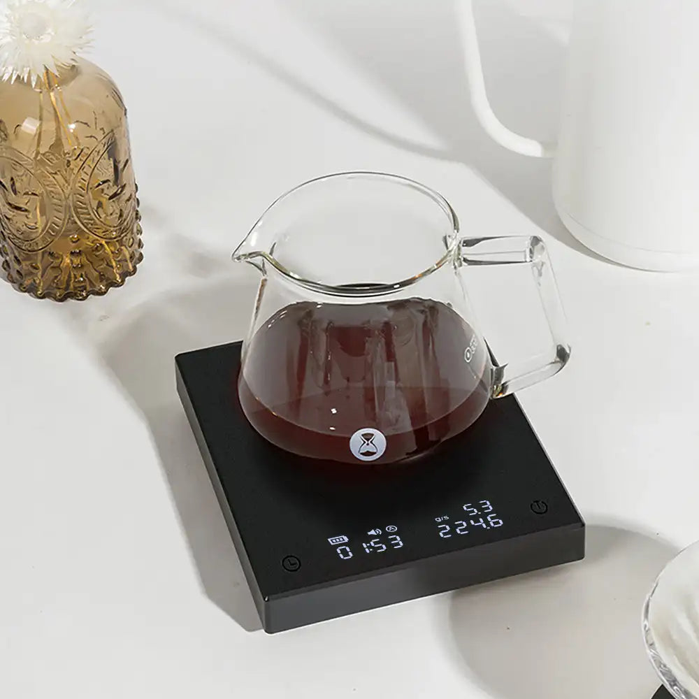 TIMEMORE Black Mirror Basic 2 – Precision Pour-Over Coffee Scale with Flow Rate Display & Auto Timer