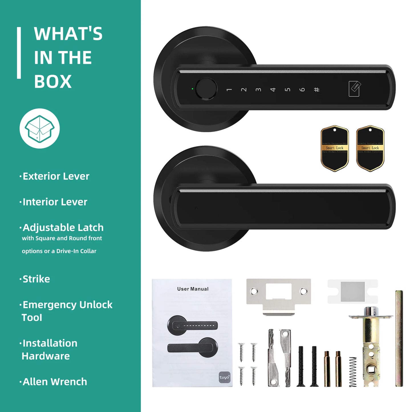 Viladepot Smart Lock – Fingerprint & App-Controlled Keyless Entry