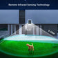 Solar Wall Light with 120° Foldable Head, Remote Infrared Sensing 3 Lighting Modes IP65 Waterproof Efficient Solar Panel