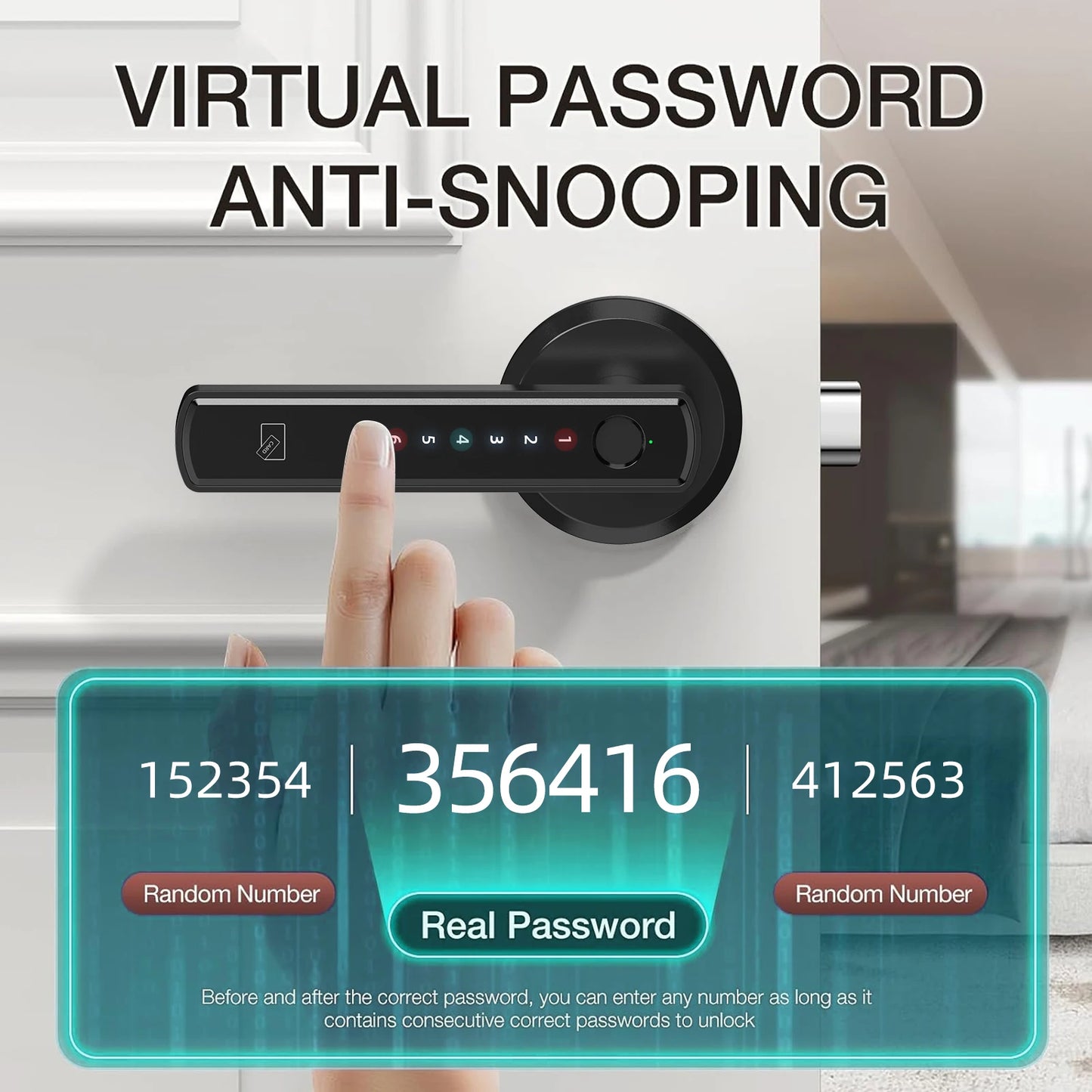 Viladepot Smart Lock – Fingerprint & App-Controlled Keyless Entry