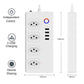 Melery WiFi Smart Power Strip – 4-Way AC Brazil Plug with USB Ports, 1.5m Extension Cord, Works with Alexa, Google Home & Tuya App