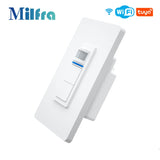 Tuya WiFi Smart PIR Motion Sensor Light Switch – US Standard 1/2 Gang, 15A, Voice Control with Alexa & Google Home