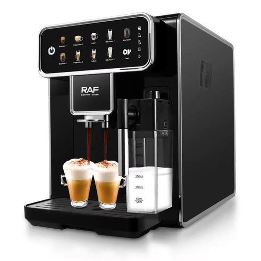 High-End Fully Automatic Coffee Machine – Intelligent Touch Screen Espresso Maker for Home & Commercial Use