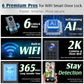 WiFi Door Lock with Camera, Deadbolt Smart Lock with Video Doorbell, Keyless Entry Door Lock with Fingerprint Keypad Code, Elect
