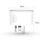 Melery WiFi Smart Power Plug AU Adapter – Mini Smart Socket with Color LED, Works with Alexa, Google Home & Tuya App