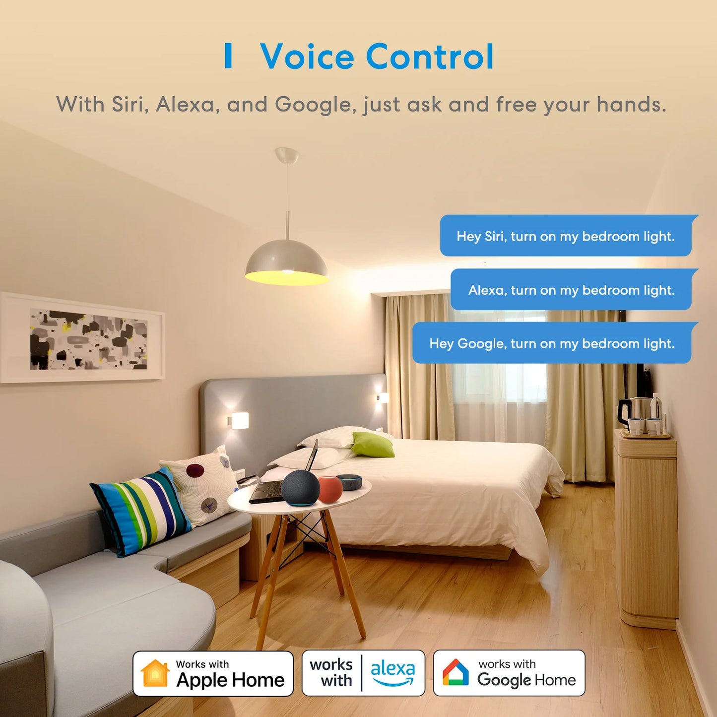 Meross HomeKit 3-Way Smart Dimmer Switch Kit – WiFi Dimming Control with Alexa, Google & SmartThings