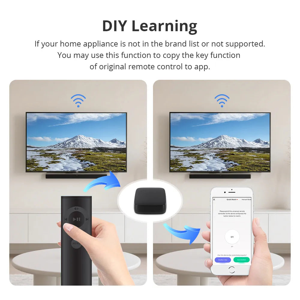 Zigbee IR Remote Control – Smart Infrared Hub for TV, Air Conditioner, Lights & More