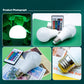 E27 Remote Control Lamp Led RGB Light Dimmable AC220V 7W RGBW Led Lamp Colorful Changing Bulb Led Lampada RGBW White Decor Home
