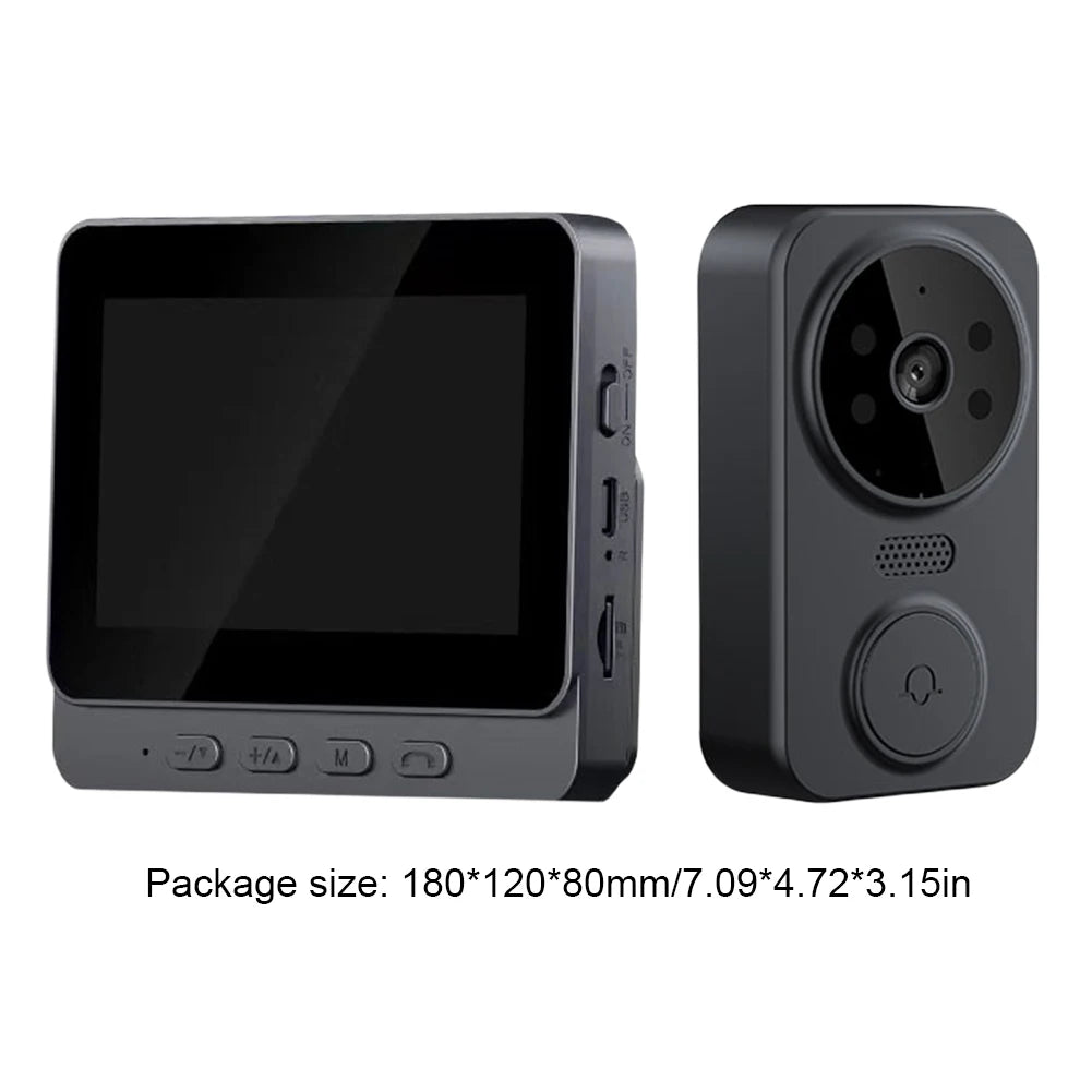 Smart Door Eye Camera – 2.4G WiFi Video Intercom with 4.3” IPS Screen
