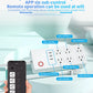Tuya WiFi Smart Power Strip – US Plug with/without Power Monitor, Surge Protector, Works with Alexa & Google Home